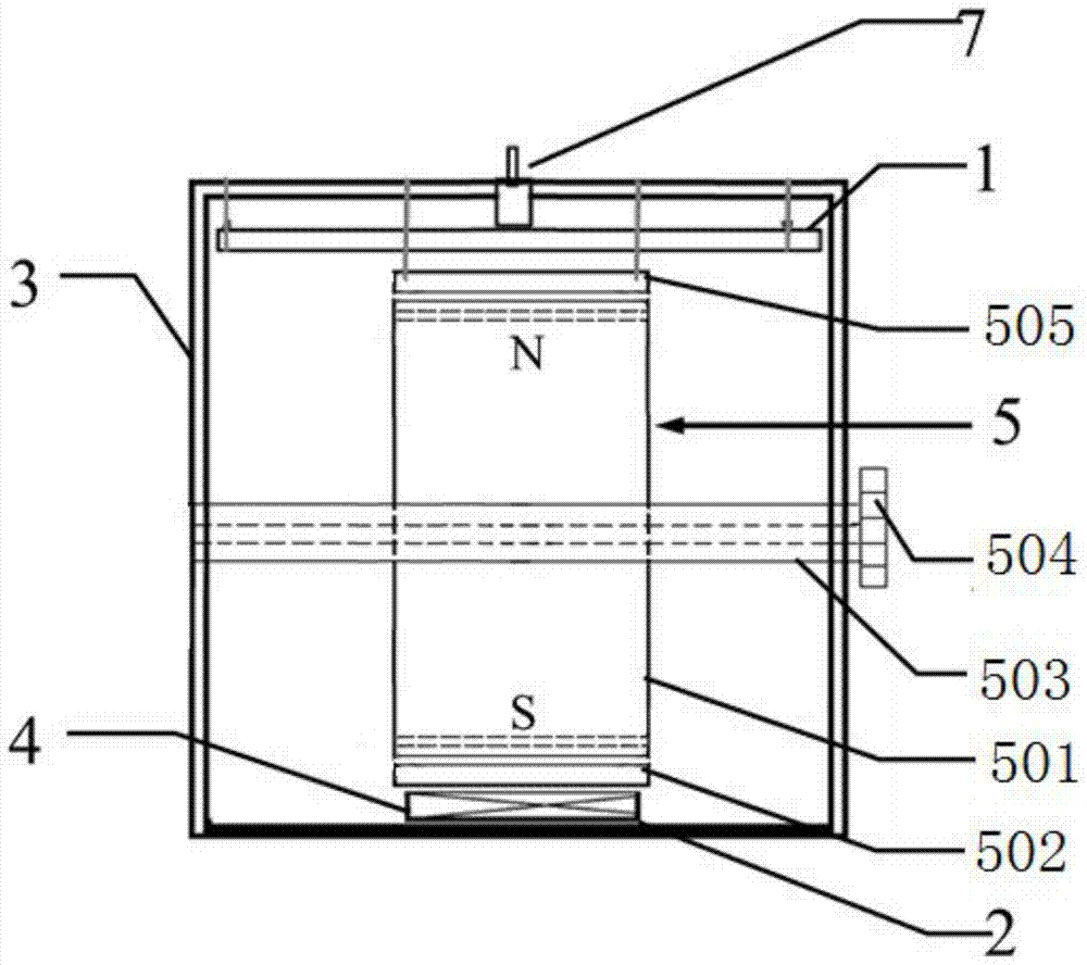 An electromagnetic ultrasonic probe