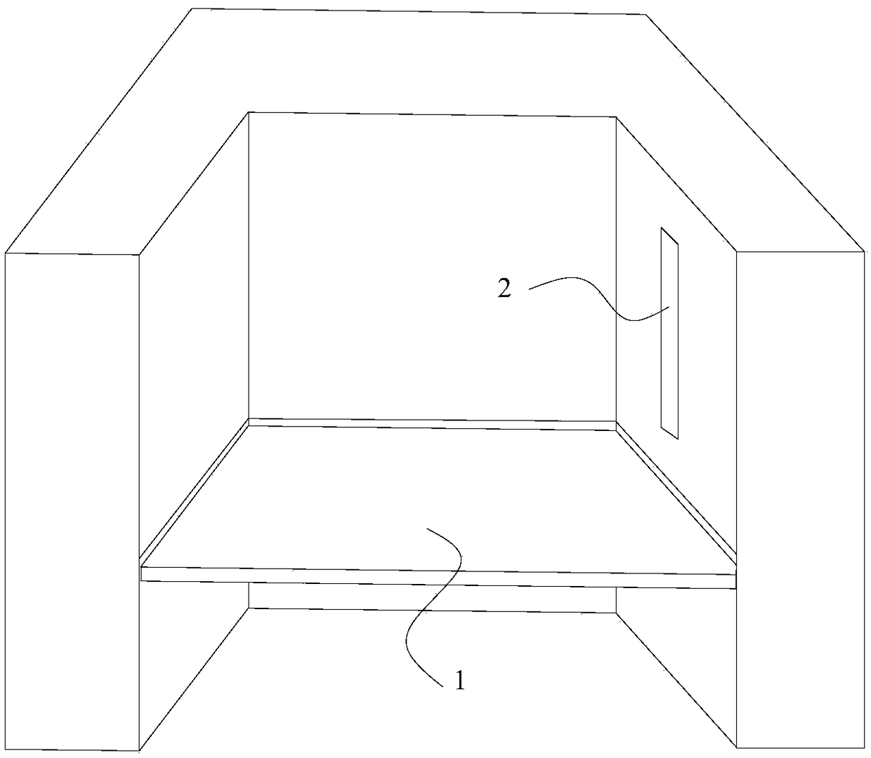 High-altitude fall protection device and working method thereof