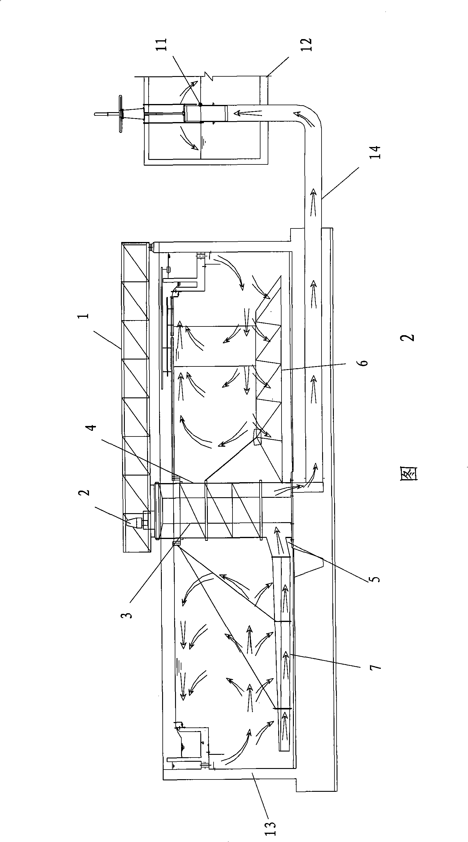 Intellectual center driving mono-tube soil sucker