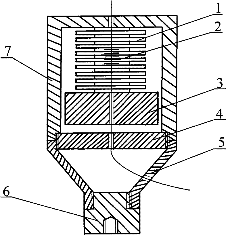 Fiber grating acceleration transducer based on metal bellows structure