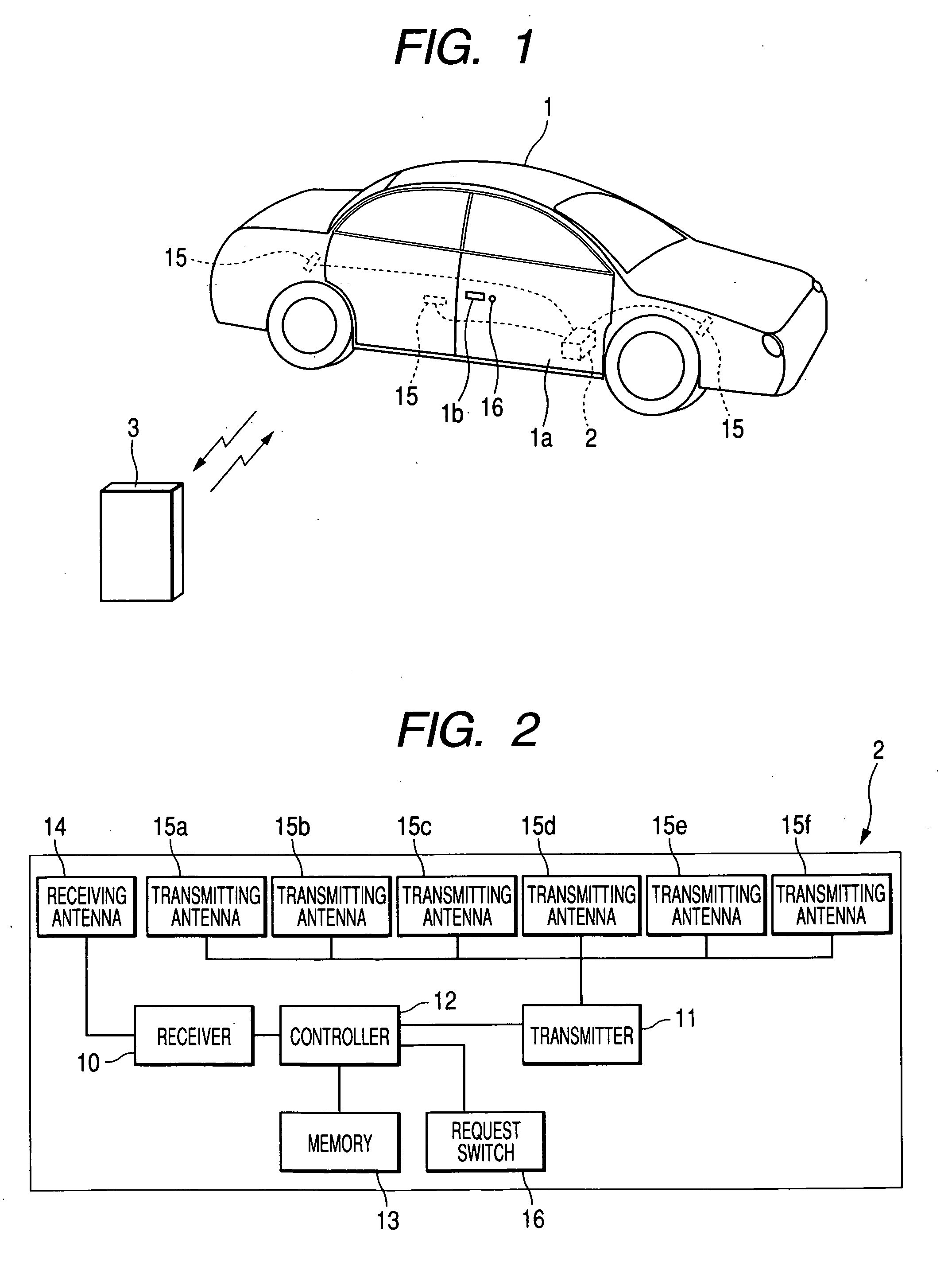 Keyless entry system apparatus