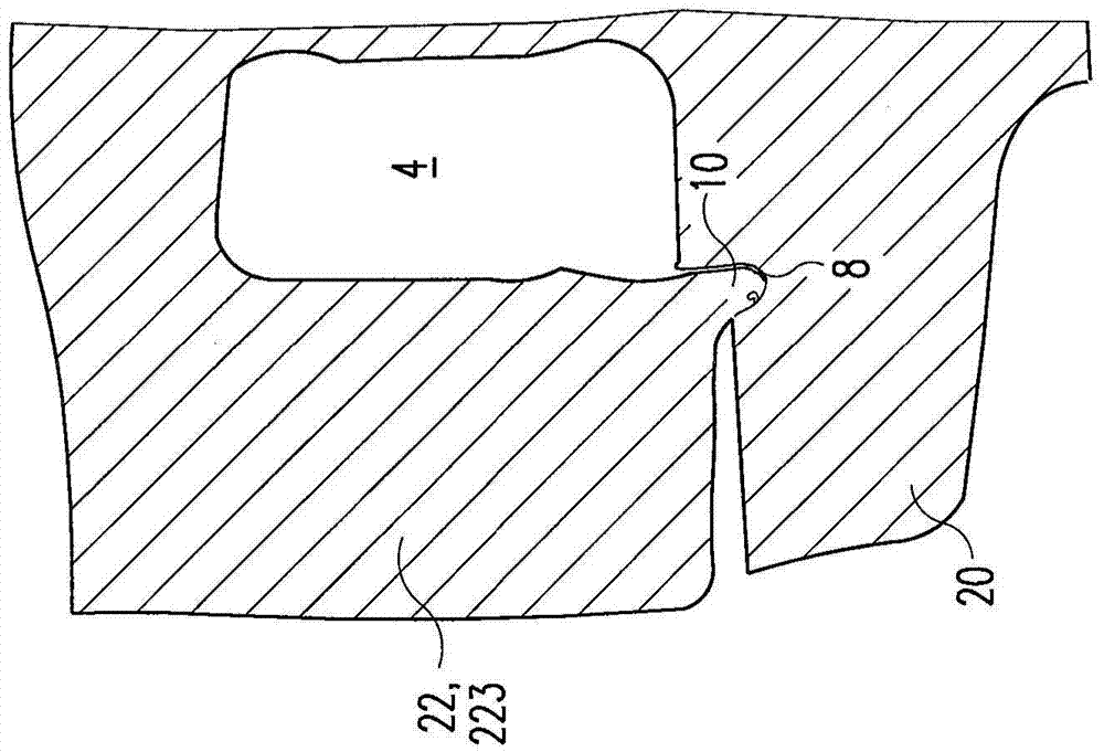 One-piece work piece with tube and manufacturing method thereof