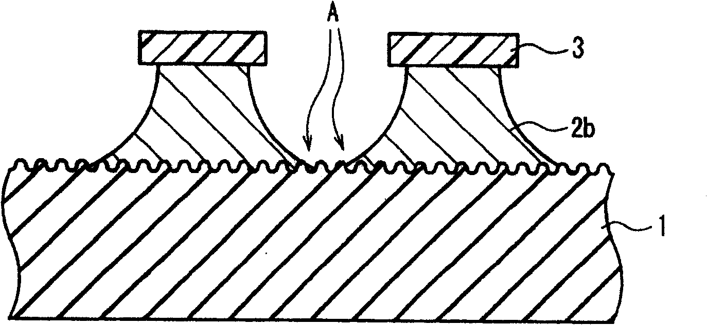 Etching solution of copper or copper alloy and method for producing electronic substrate using the solution