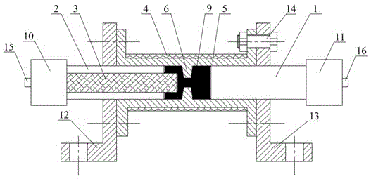 Reciprocating extrusion device and processing method for preparing ultrafine grain magnesium alloy