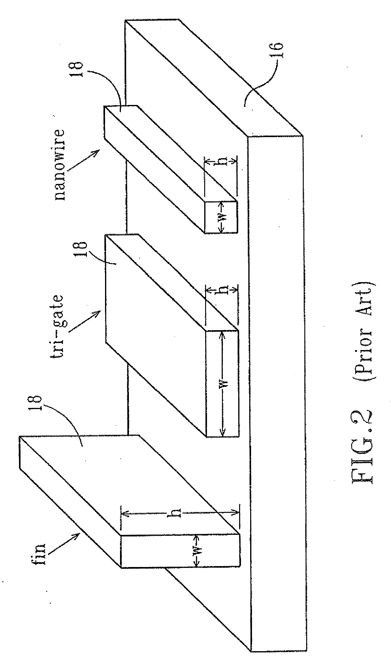 Field effect transistor device including an array of channel elements