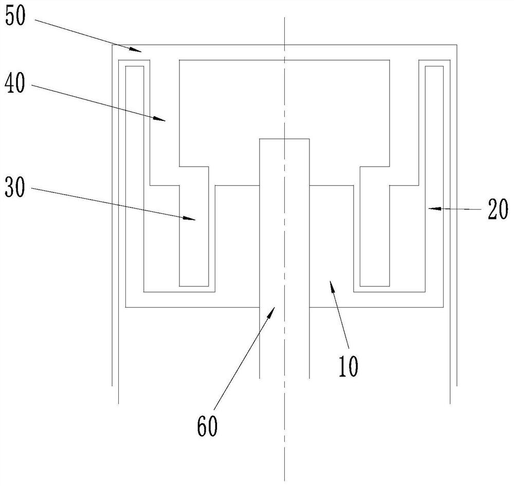 Double rotor motor and air conditioning unit