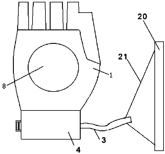 Novel anti-tube-drawing hand restraining device with monitoring and alarming functions