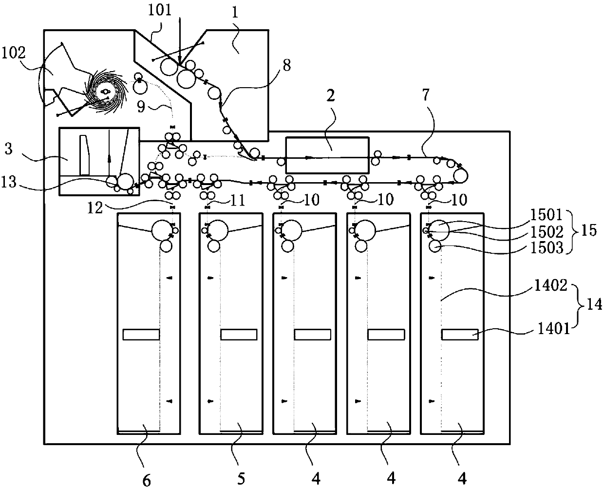 Financial self-service terminal, and deposit, continuous deposit, withdrawing, and checking method