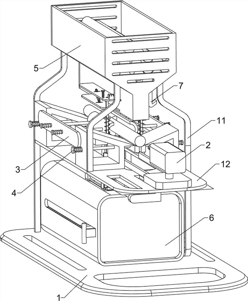 Round stick section drilling equipment