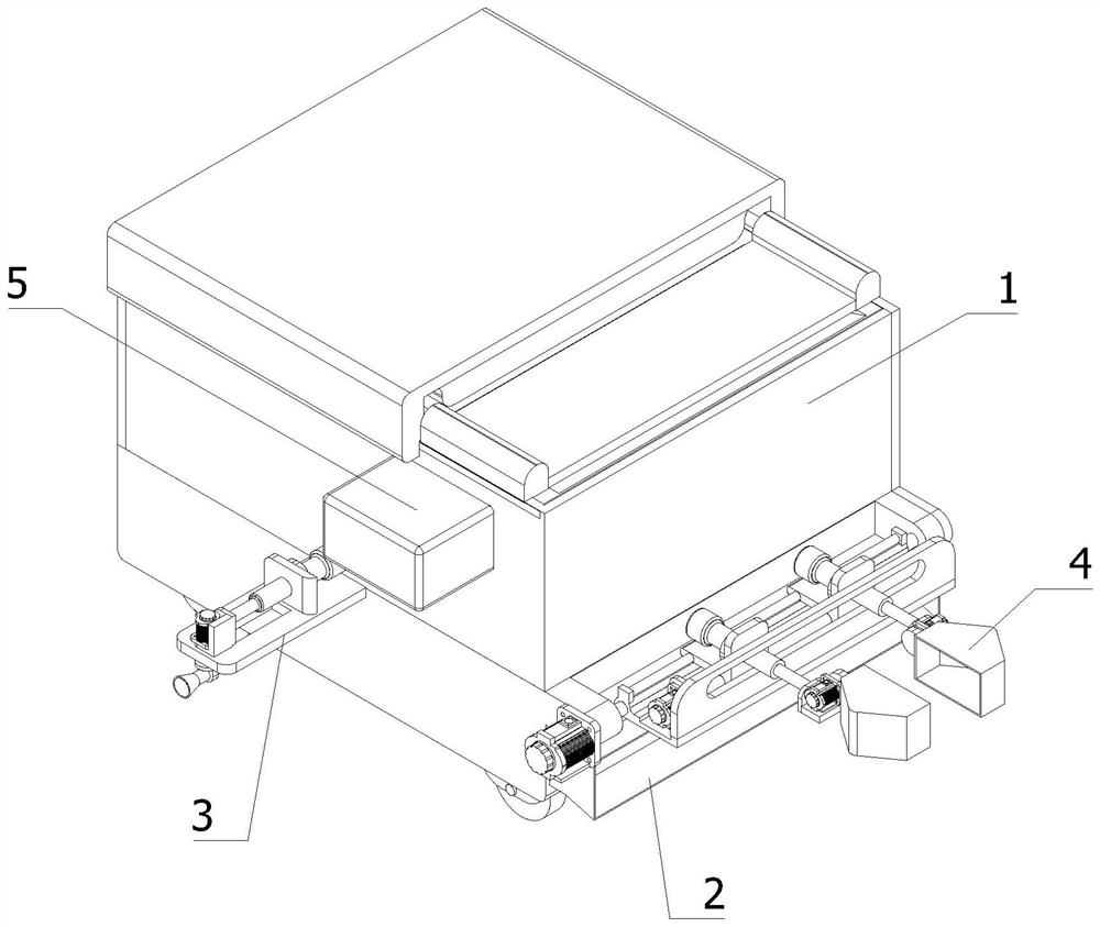 Automatic urban garbage sorting and collecting vehicle