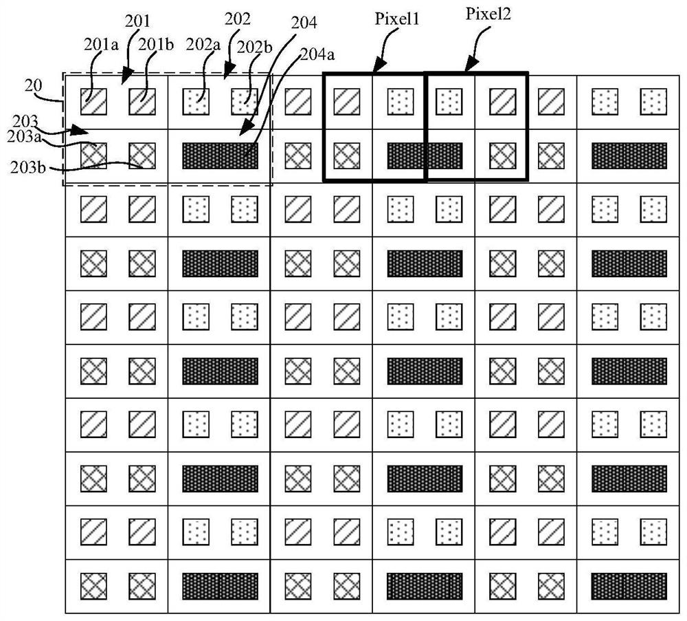 Pixel structure, mask plate and display device