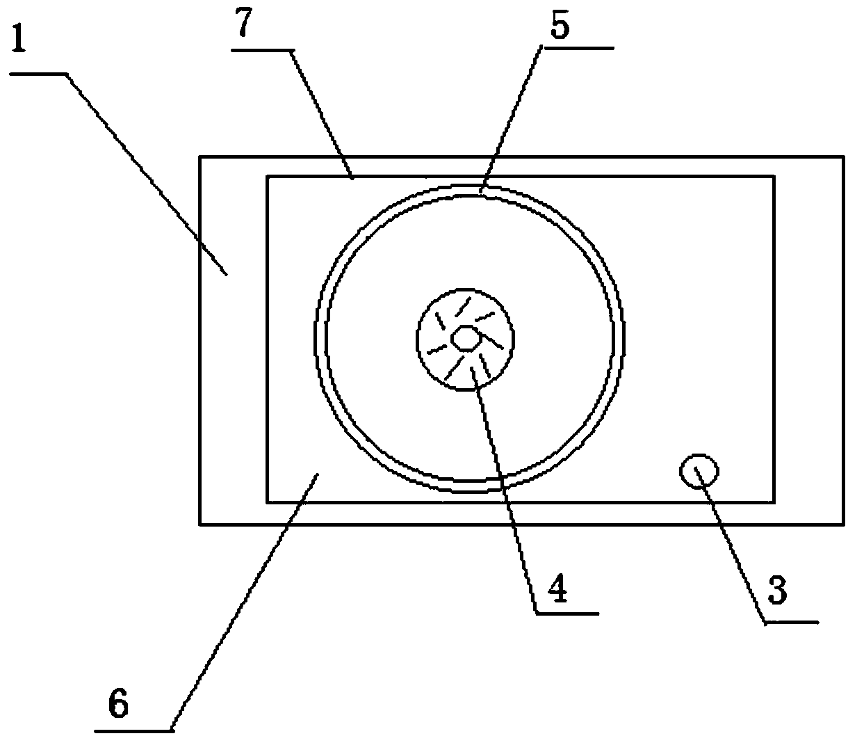 A built-in integrated gas cooker