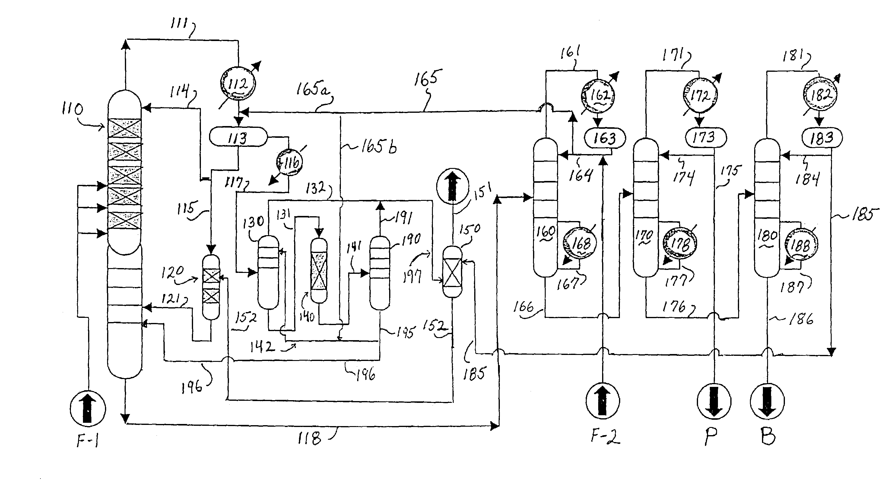 Process for the production of alkylbenzene with ethane stripping