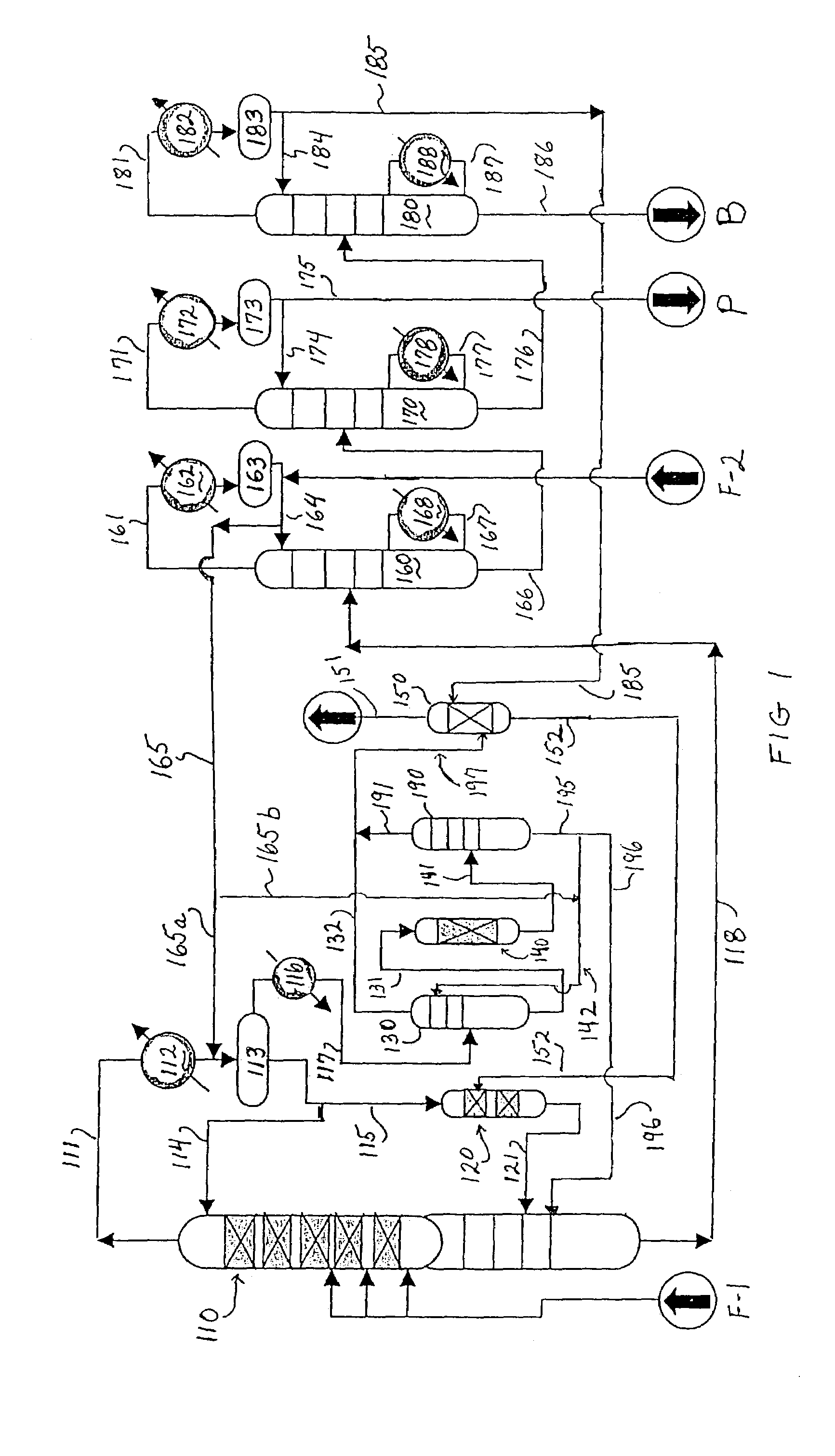 Process for the production of alkylbenzene with ethane stripping