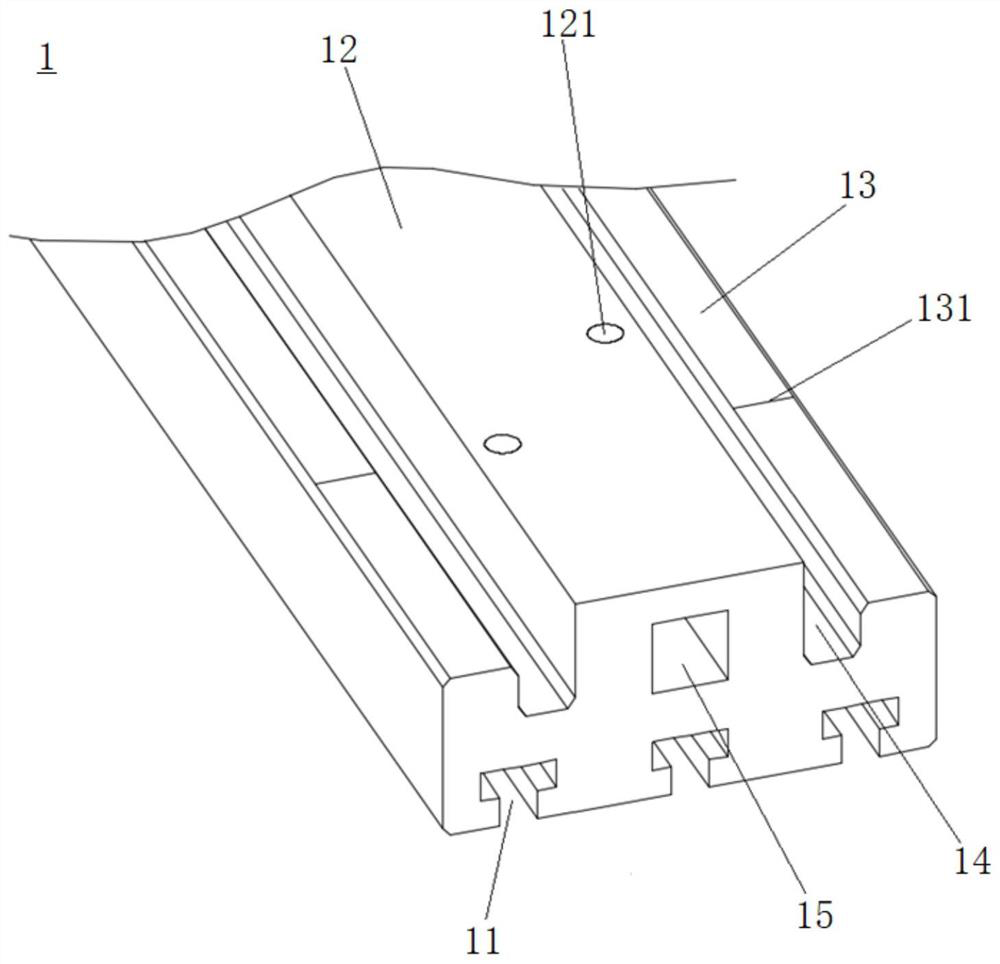 Light preset assembly type space net rack ribbed floor formwork and construction process