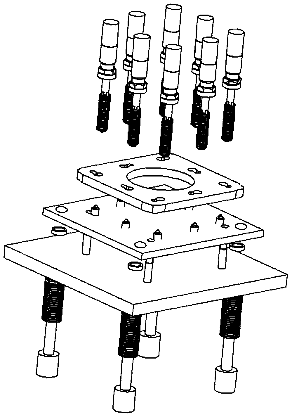 Prestressed tension plate high-efficiency high-accuracy machining technology