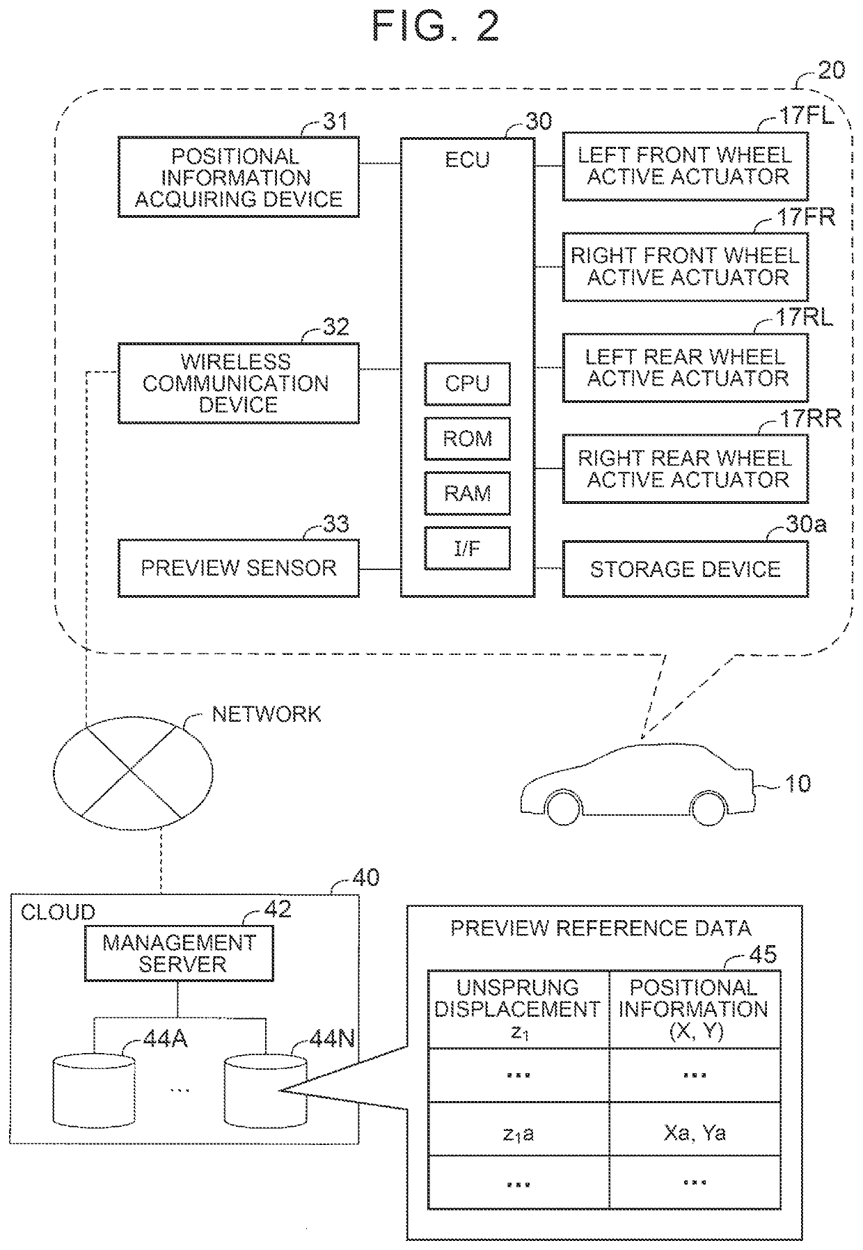 Damping control device and damping control method for vehicle