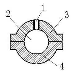 Rubber mold and method for manufacturing factory joints of submarine electric power cables