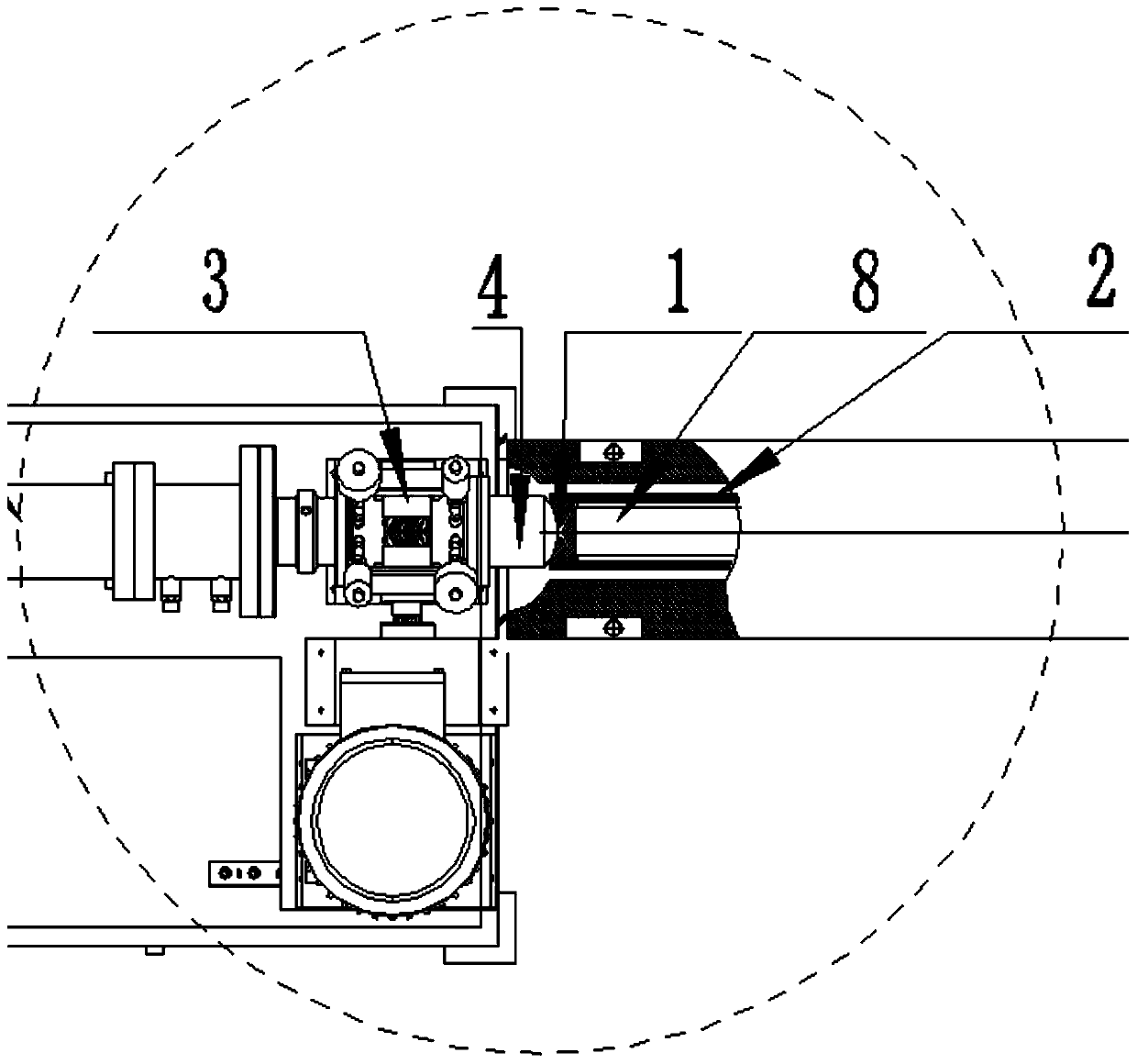 Screw pump stator rubber bushing forming device and method