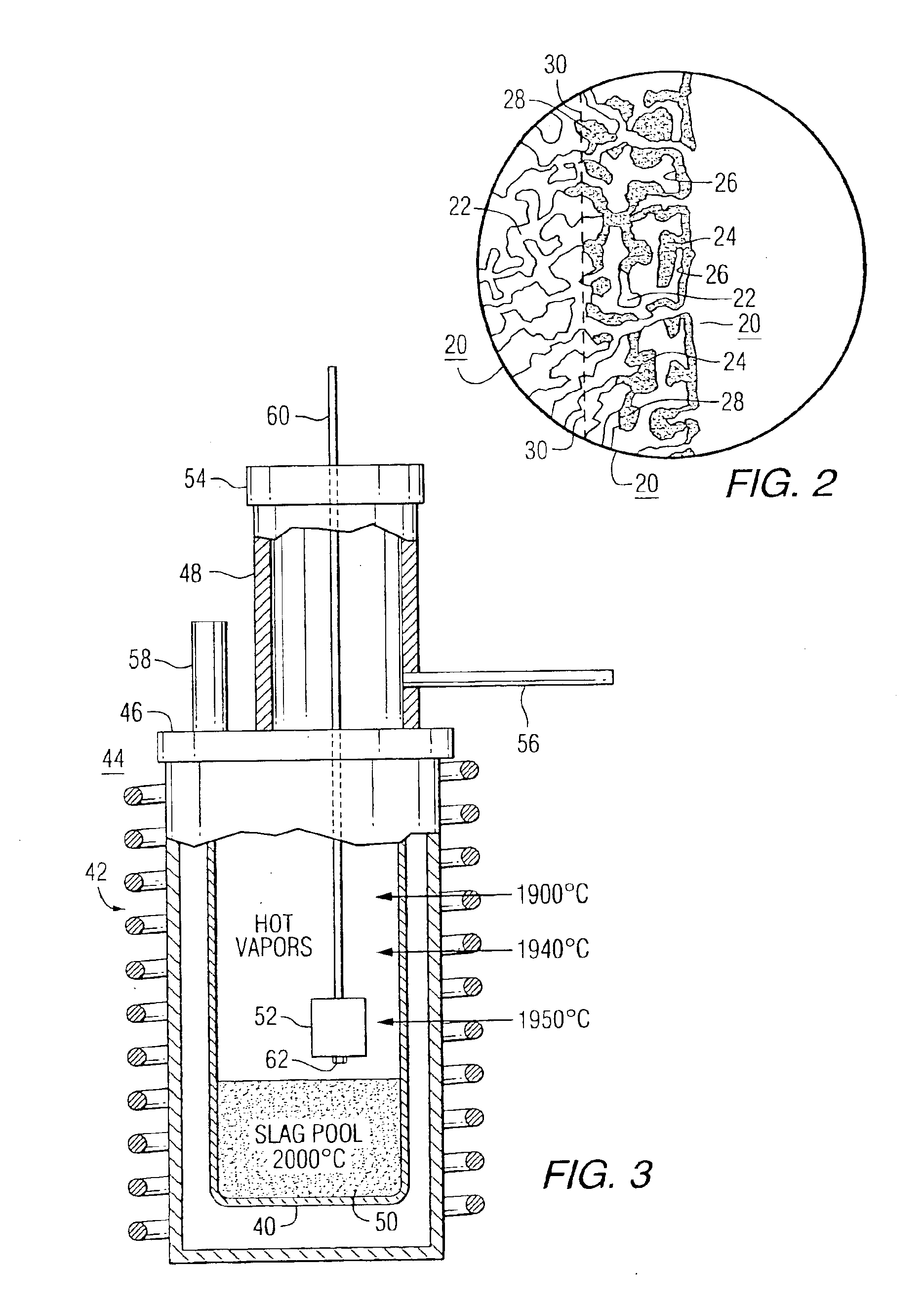 Method using selected carbons to react with Al2O and Al vapors in the carbothermic production of aluminum