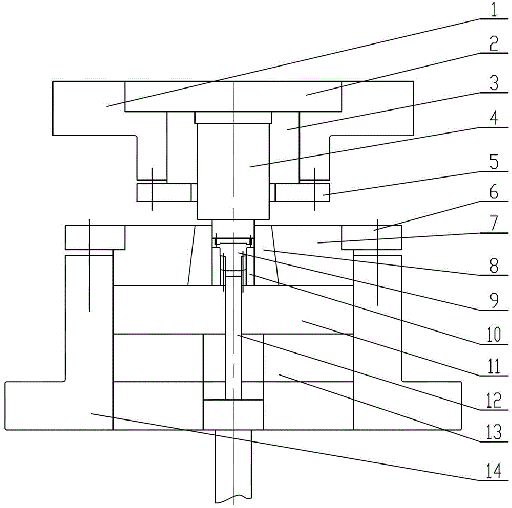 One-off forming device for making gear workpiece with internal and external teeth