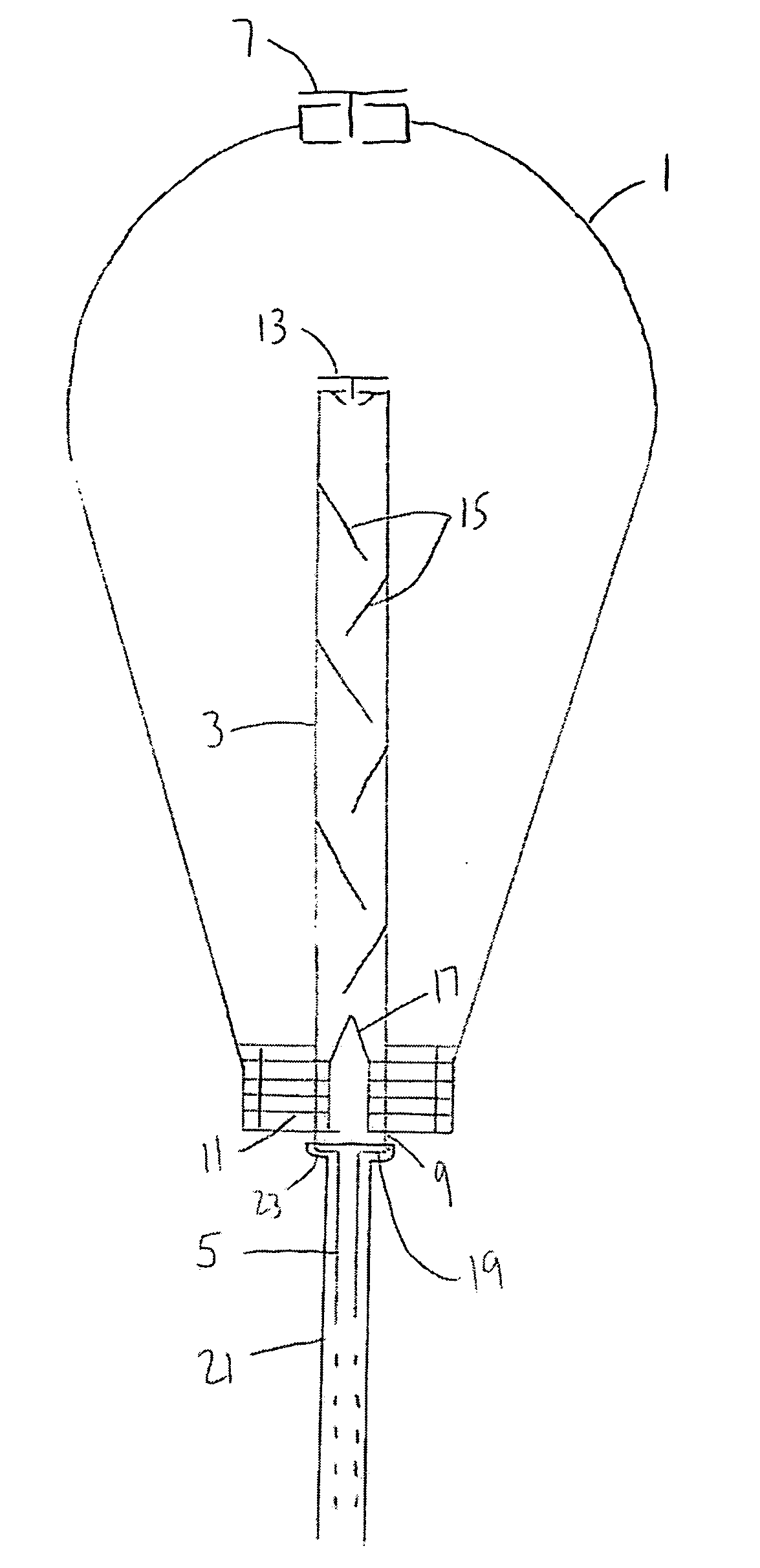 Hand powered suction device with mucus trap and suction catheter for tracheostomy tubes