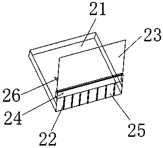 Horizontal push and pulldown type rice seedling transplanting mechanism