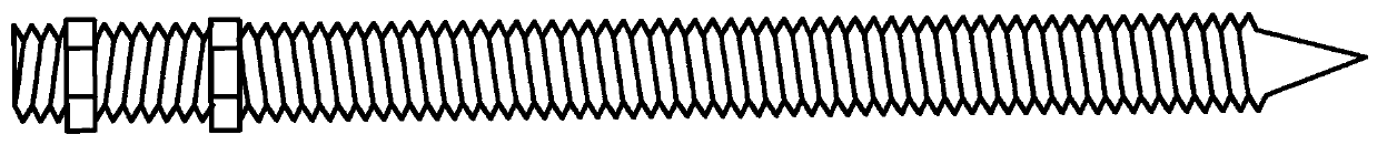 Method for constructing rocky backward slope vegetation