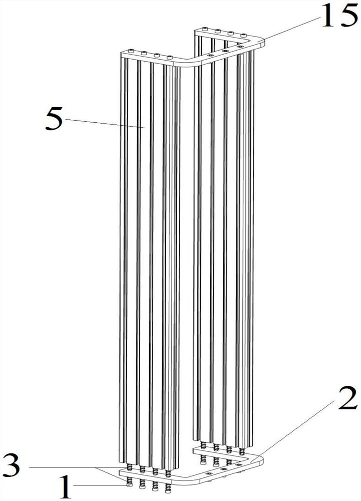 A device for eliminating the deformation interference of the testing machine frame