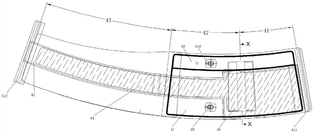 Airbag cuff and automatic blood pressure measurement device