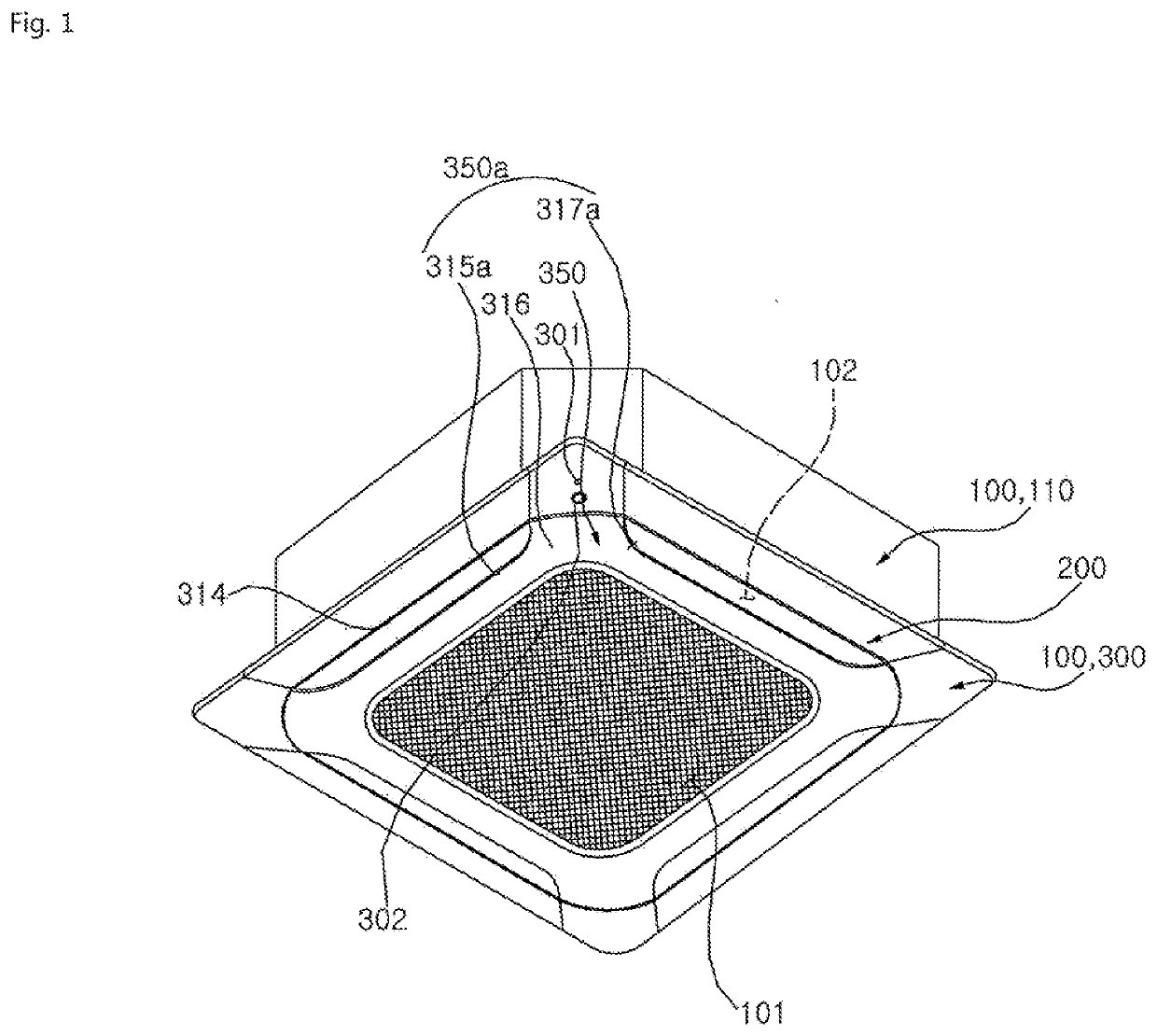 Ceiling type indoor unit of air conditioner