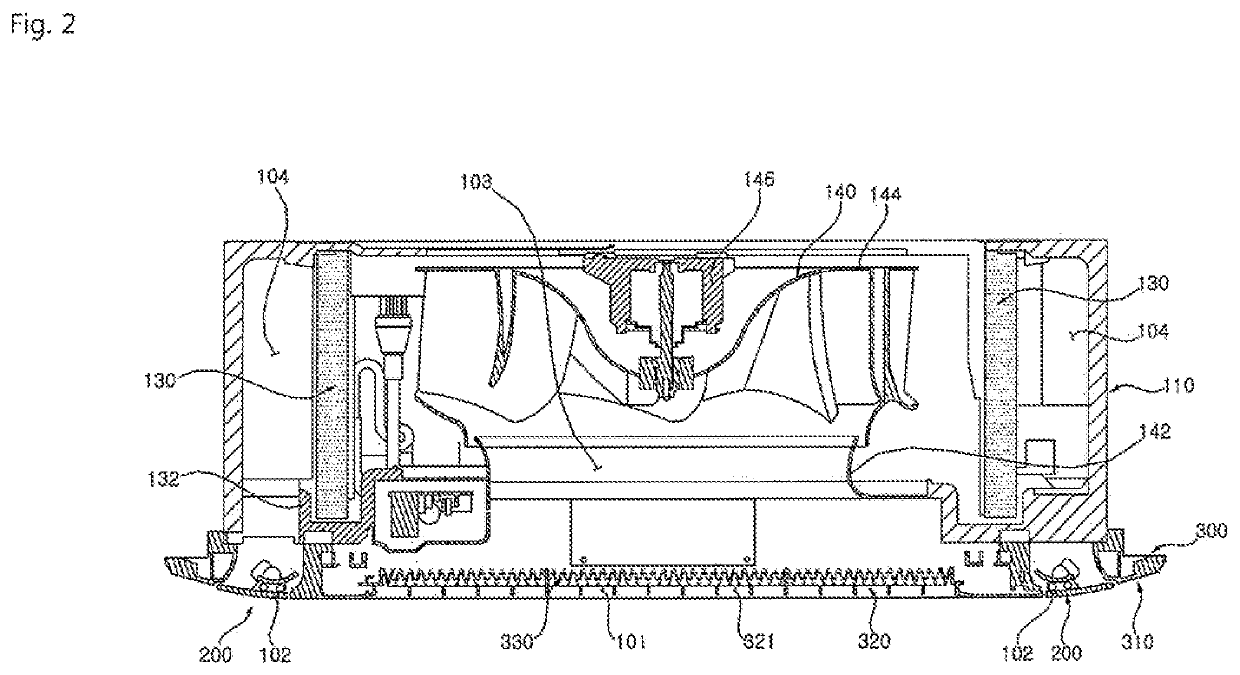 Ceiling type indoor unit of air conditioner