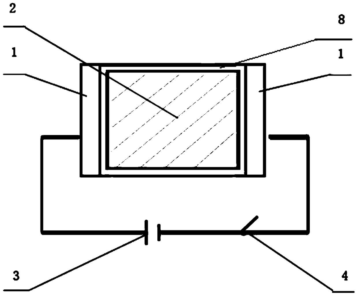 An electric response switchable glass