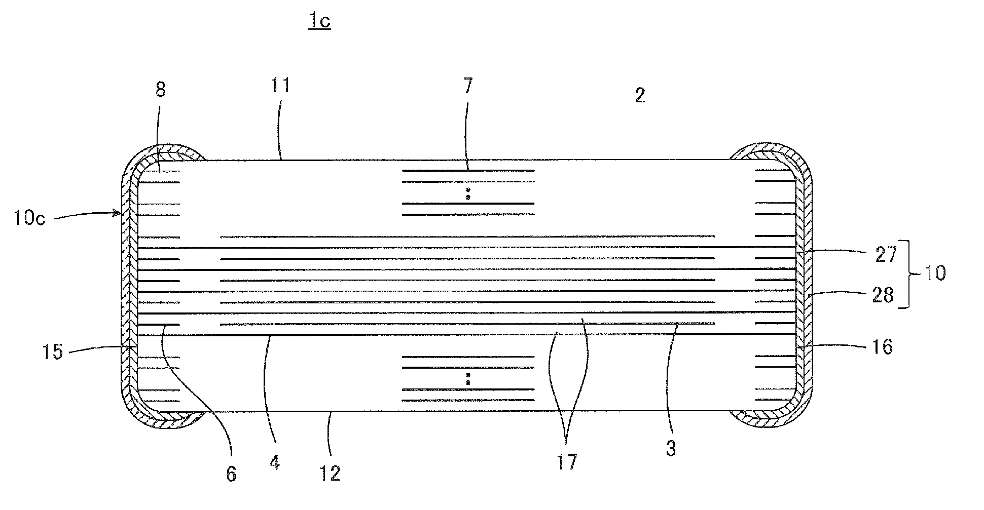 Monolithic ceramic electronic component including outer-layer dummy electrode groups