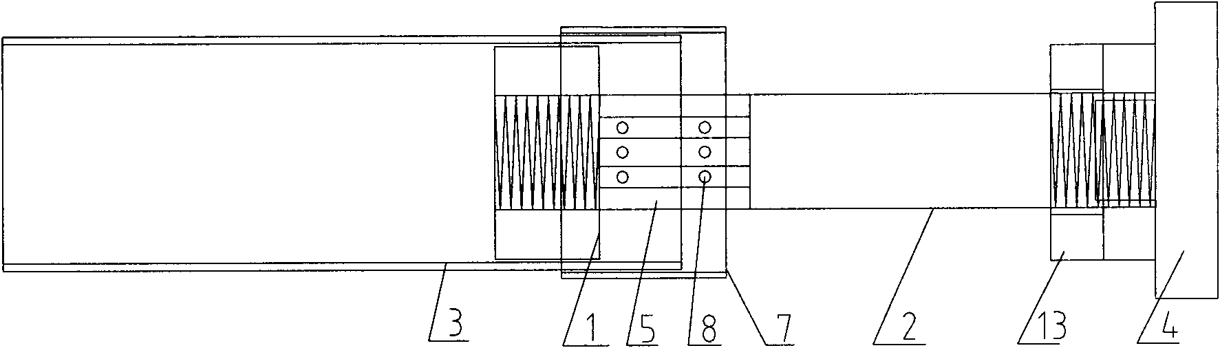 Clamp for assembling annular extruding permanent magnet magnetic system and assembly method thereof