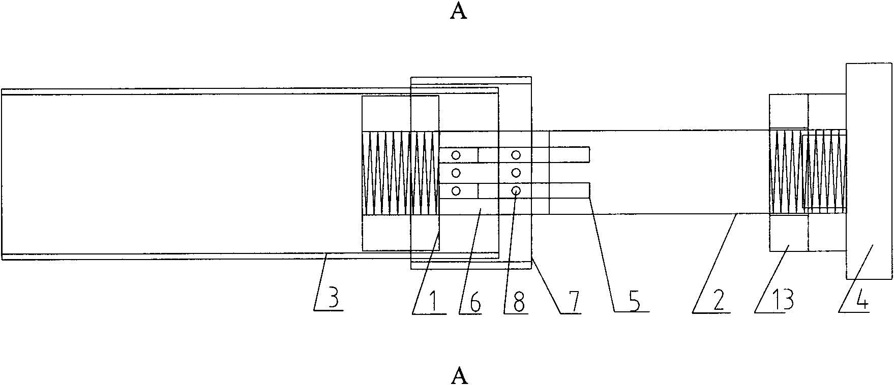 Clamp for assembling annular extruding permanent magnet magnetic system and assembly method thereof