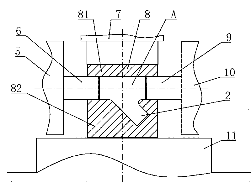 Forging process of large tee and large skew tee