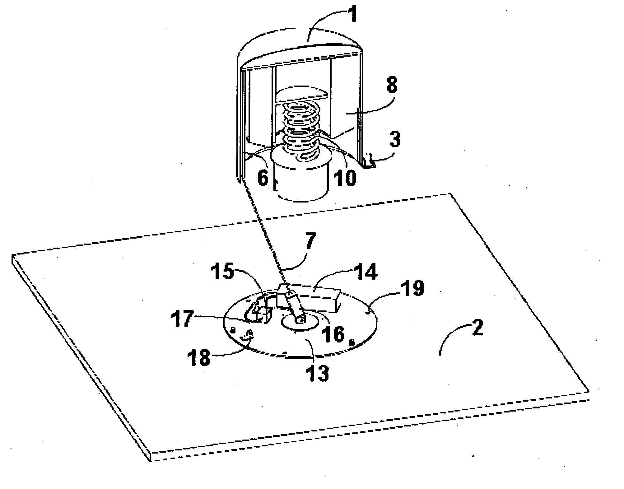 Passive deployment mechanism for space tethers