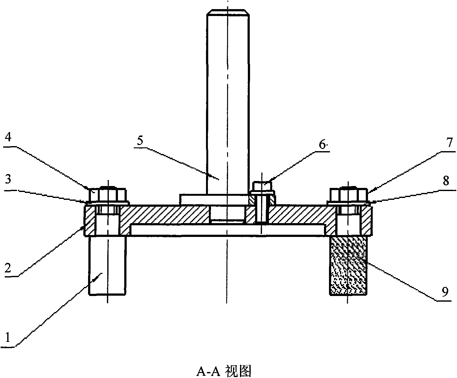 Tool electrode compositely processed by electric spark end face milling and mechanical grinding