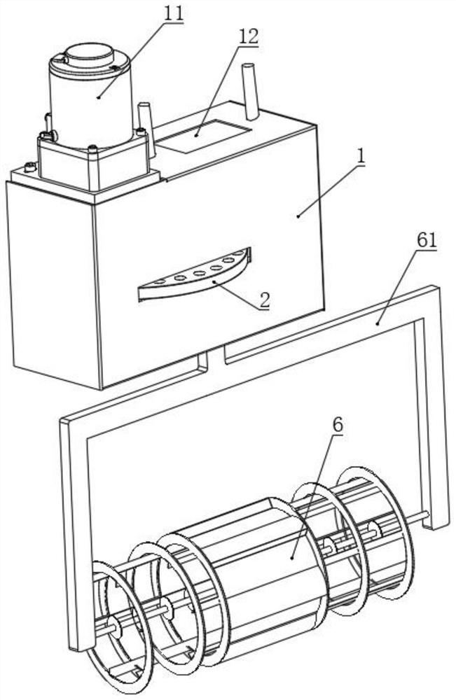 Manual raw material processing device and using method thereof