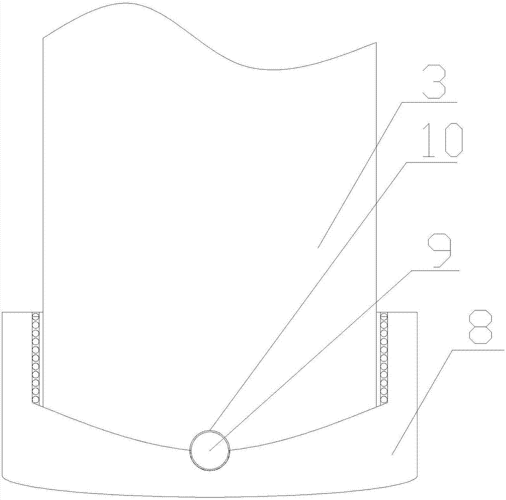 Multistage driving type material stirring mechanism