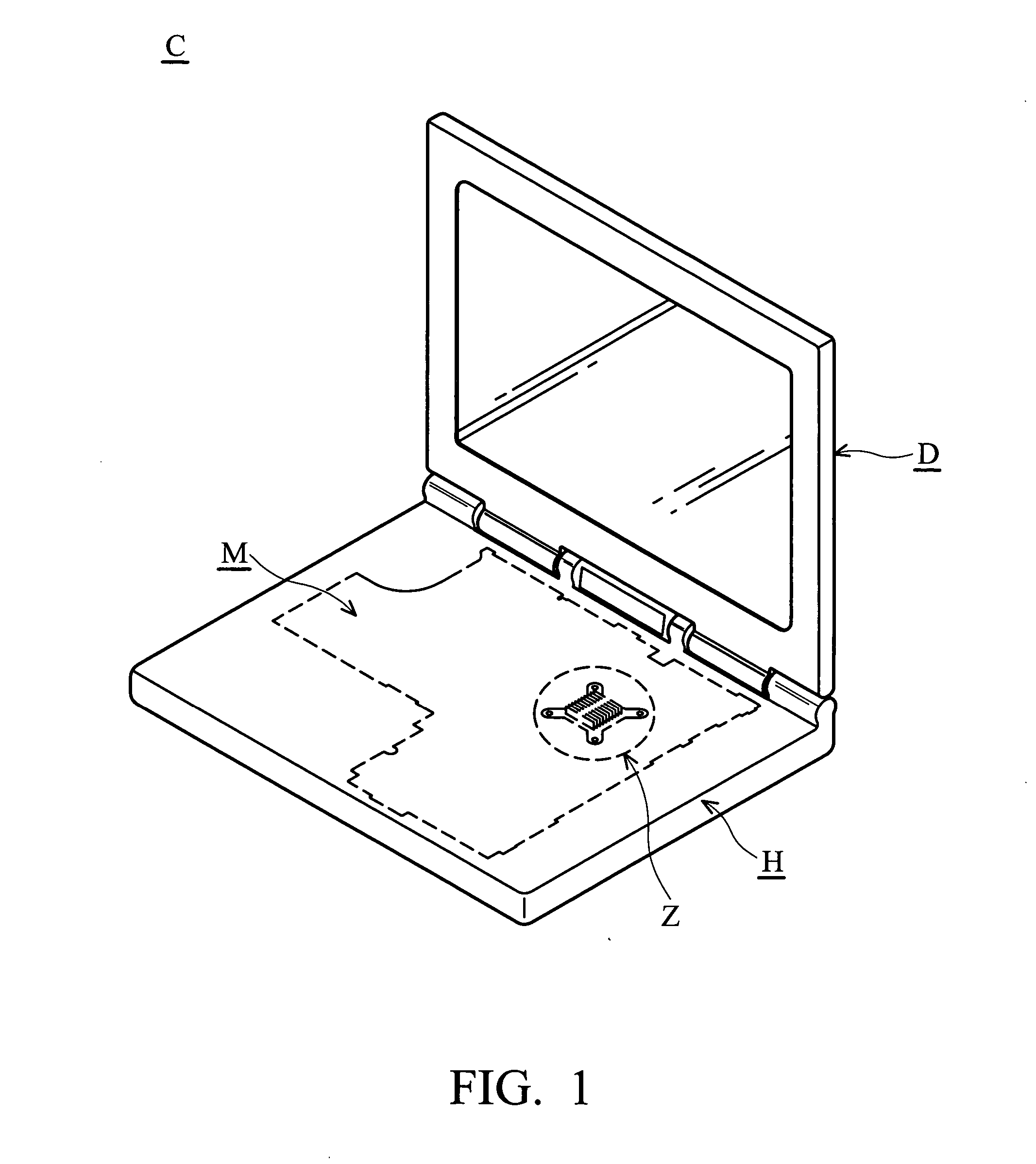 Electronic device and module structure thereof