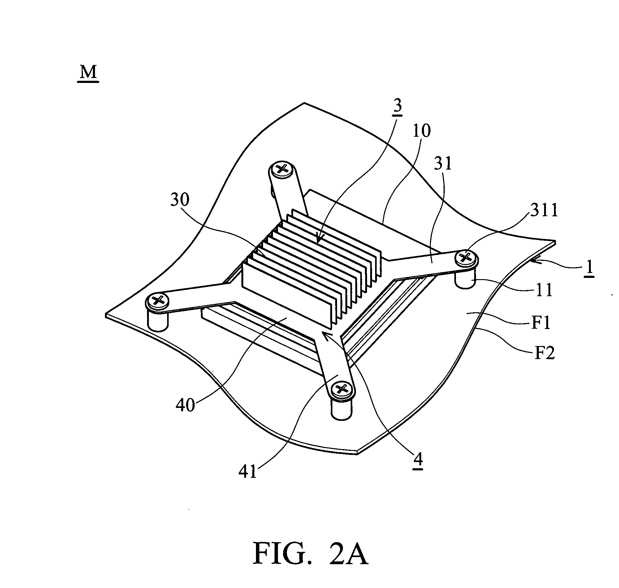 Electronic device and module structure thereof