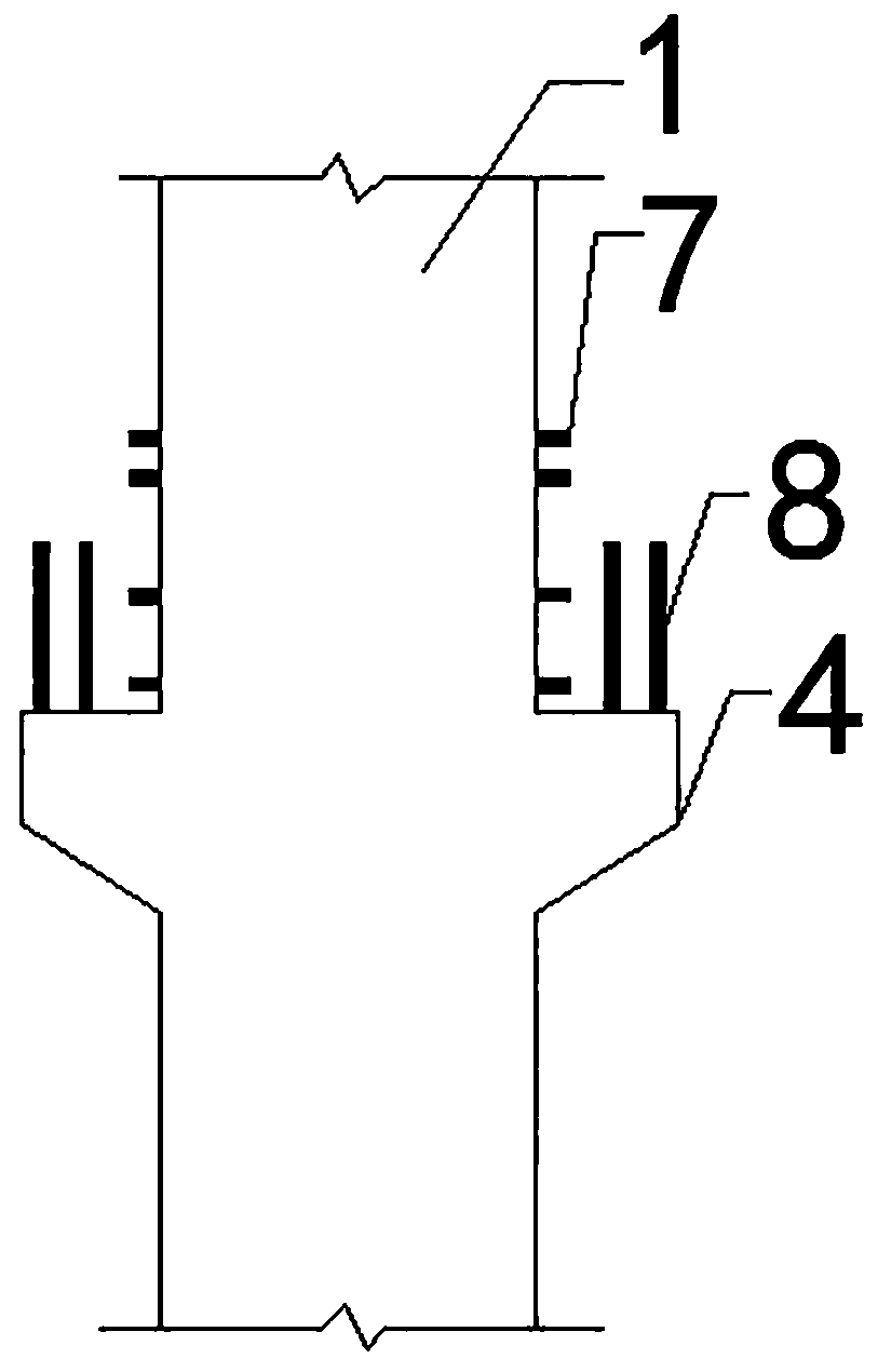 Fabricated beam column connection joint and installation method thereof