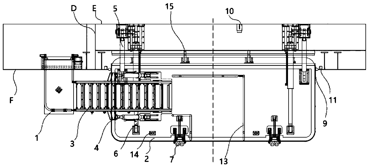 Broadside boarding platform device