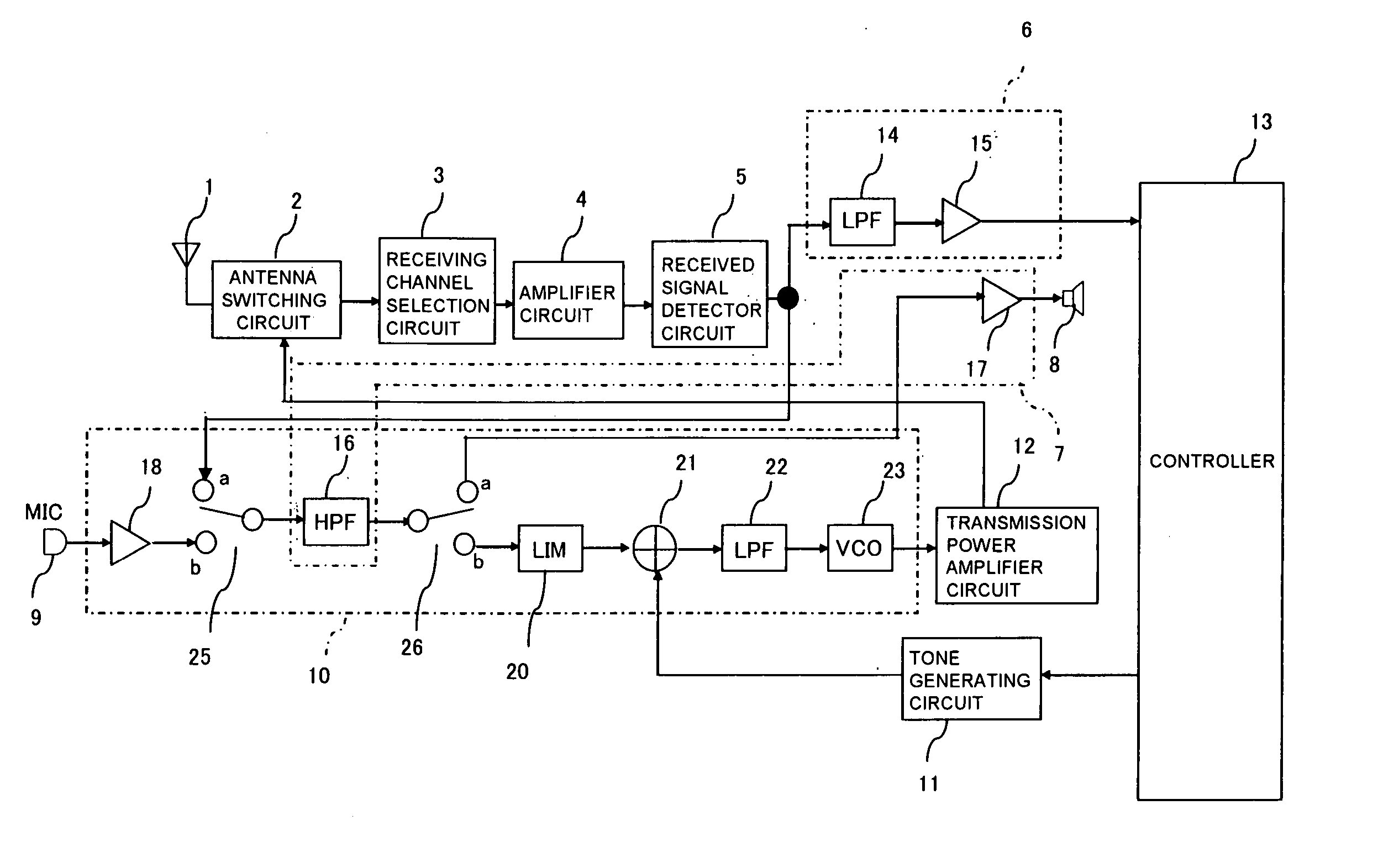 Wireless communication circuit, wireless communication circuit system, and wireless communication apparatus