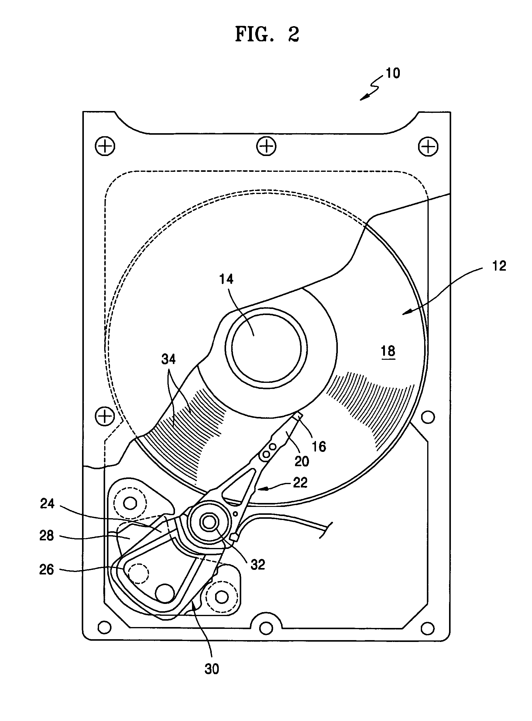 Low frequency disturbance compensation control device and disk drive using the same