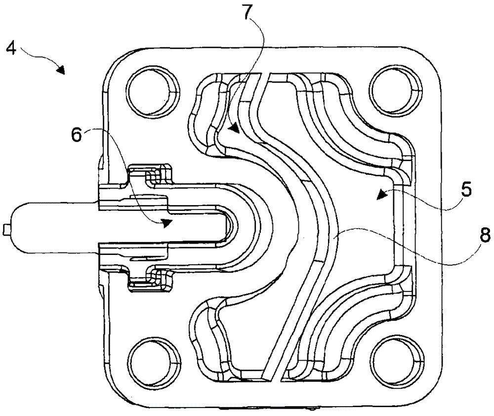 Compressor comprising cylinder head