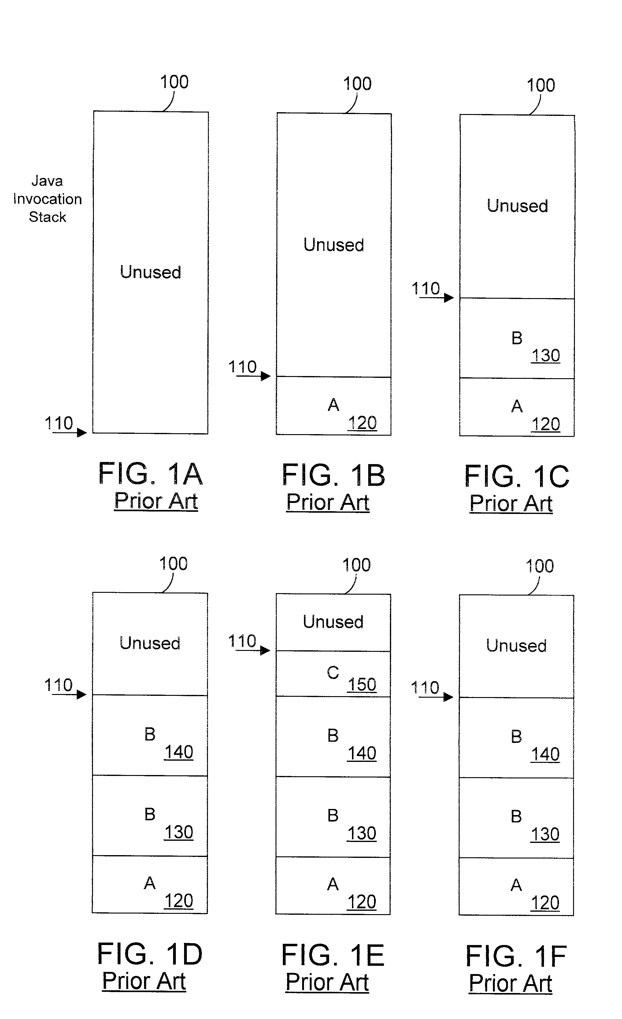 Object oriented apparatus and method for allocating objects on an invocation stack in a partial compilation environment