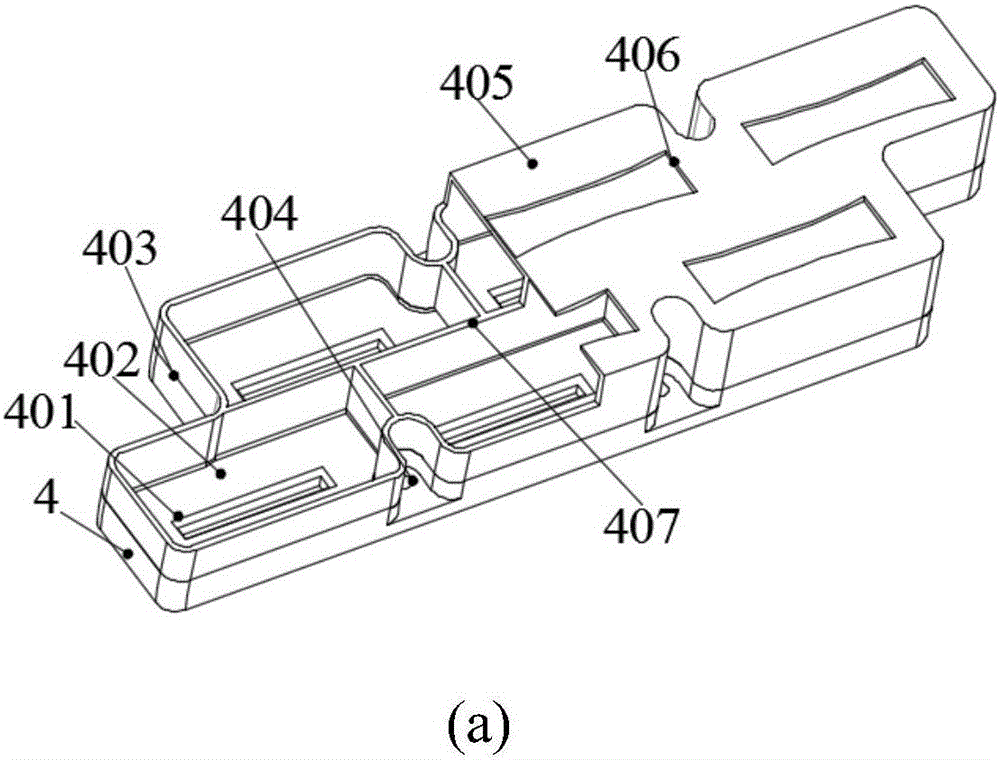 Linear detector packaging structure capable of suppressing stray light and evening light flux and realization method